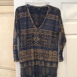 Lucky brand maxi dress oversized dress